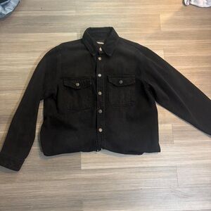 Men's Black Denim Jacket